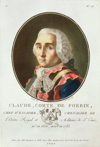 Claude (1656-1733) Comte de Forbin, 1789, fra 