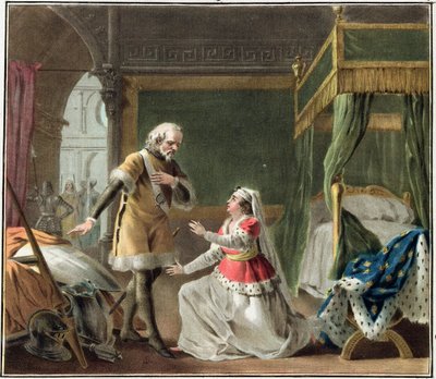 Marguerite af Provences heroiske hengivenhed (1219-95) 1787 af Antoine Louis Francois Sergent-Marceau