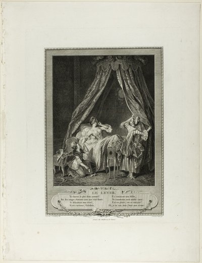 Rising, fra Monument du Costume Physique et Moral de la fin du Dix-huitième siècle af Antoine Louis Romanet