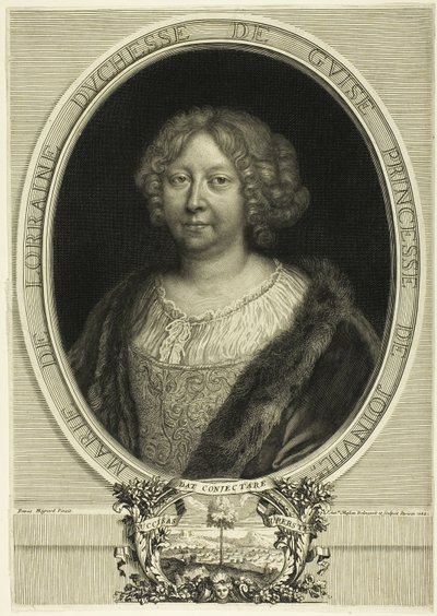 Marie de Lorraine, hertuginde af Guise, prinsesse af Joinville af Antoine Masson