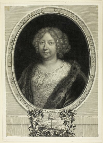 Marie de Lorraine, hertuginde af Guise, prinsesse af Joinville af Antoine Masson