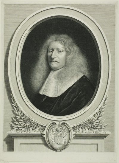 Portræt af Guillaume de Brisacier af Antoine Masson