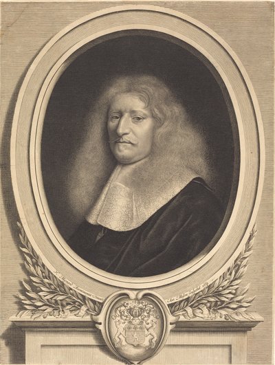 William af Brisacier af Antoine Masson after Nicolas Mignard