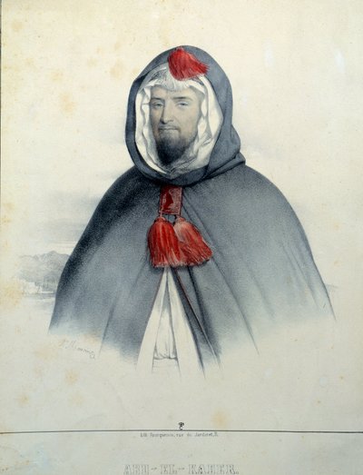 Portræt af Abd El-Kader (Abd-El-Kader af Antoine Maurin