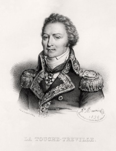 Portræt af Louis-René Madelaine Le Vassor, greve af La Touche-Tréville af Antoine Maurin