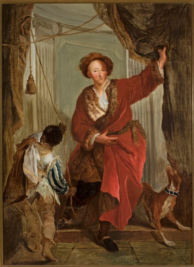 Portræt af Friedrich Ernst von Knyphausen (1678-1731) af Antoine Pesne