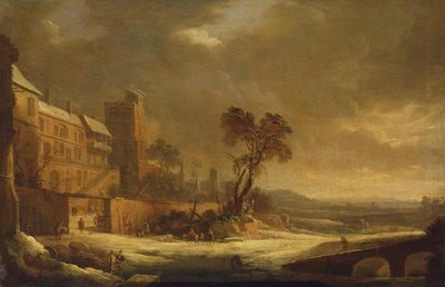 Januar måned, Sneeffekt, 1699 af Antoine Pierre the Younger Patel