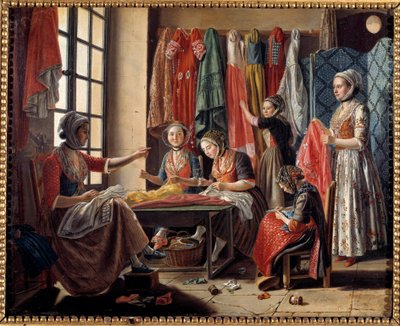 Et syværksted i Arles i 1760 Maleri af Antoine Raspal (1738-1811) 1760 Arles, Musee Reattu af Antoine Raspal