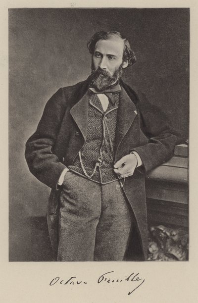 Octave Feuillet, fransk romanforfatter og dramatiker (s/h foto) af Antoine Samuel Adam Salomon
