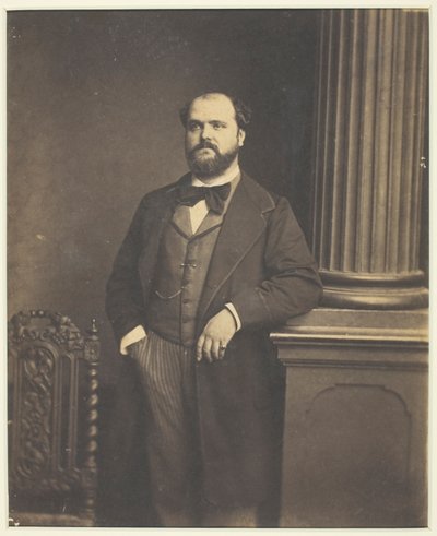 Uden titel (Man Standing, en Face) af Antoine Samuel Adam Salomon