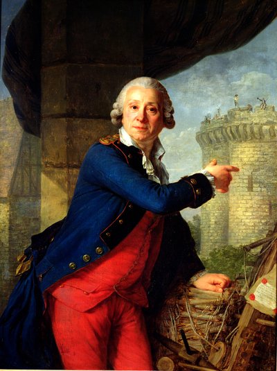 Jean-Henri (1725-1805) Chevalier de Latude af Antoine Vestier