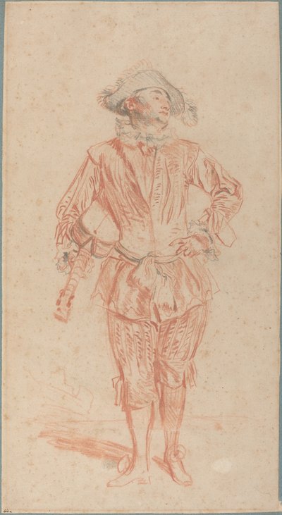 Mezzetin af Antoine Watteau