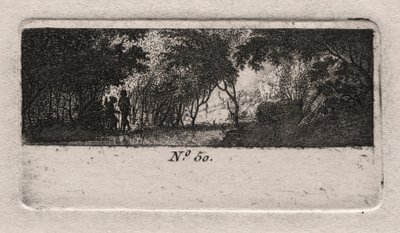 Udsigt over en skov. af Antoine de Marcenay de Ghuy
