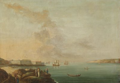 Udsigt over Dardanellerne af Antoine van der Steen