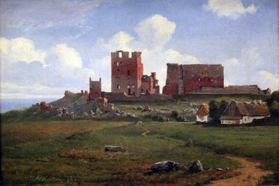 Ruinerne af Hammershus af Anton Eduard Kieldrup