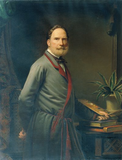 selvportræt af Anton Einsle