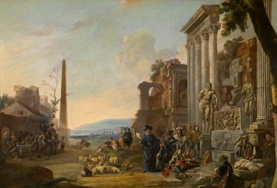 Kunststudiet i Rom af Anton Goubau