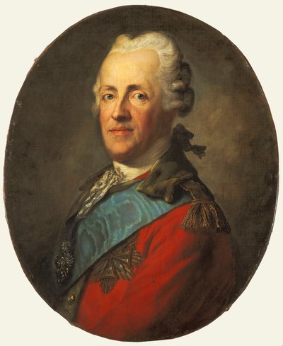 Portræt af prins Karl af Sachsen af Anton Graff