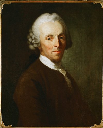Christian Fuerchtegott Gellert, tysk digter og filosof (olie på lærred) af Anton Graff