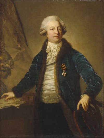 Portræt af Adrian Ivanovich Divov 1749-1814, 1790