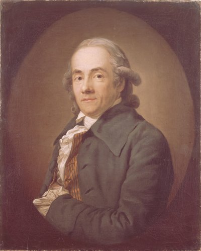 Portræt af Christian Friedrich Voss 1724-1795 af Anton Graff