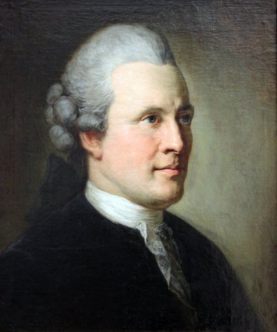 Portræt af Georg Ritter von Zimmermann af Anton Graff