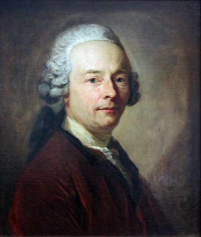 Portræt af Karl Wilhelm Ramler (1725-1798) af Anton Graff