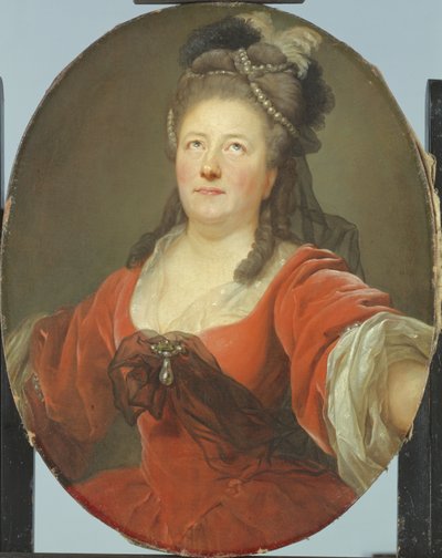 Portræt af skuespillerinden Friederike Seyler (1738-89) af Anton Graff