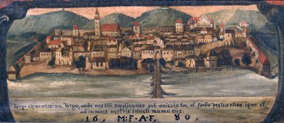 Slovensk: Maribor omkring 1861 af Anton Gvajc
