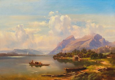 Tysk: Millstätter See i Kärnten af Anton Hansch