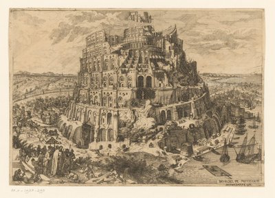 Babels tårn af Anton Joseph von Prenner
