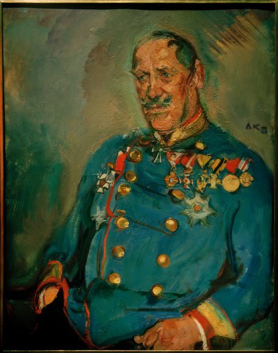 Portræt af general Seibt af Anton Kolig