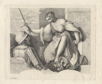 Justice Judith, 1760. af Anton Maria Zanetti