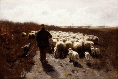 Flokkens tilbagevenden, af Anton Mauve