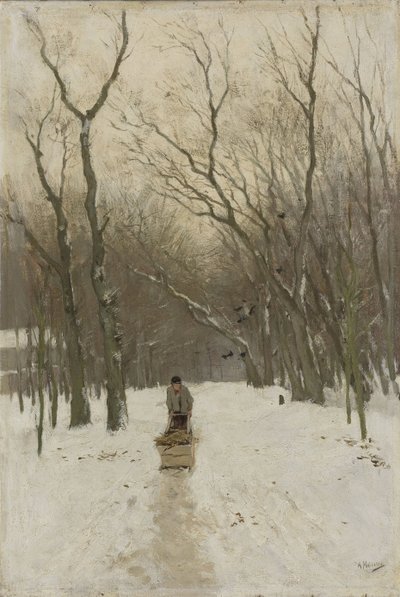 Vinter i Scheveningen-skoven af Anton Mauve
