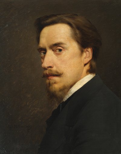 selvportræt af Anton Muller