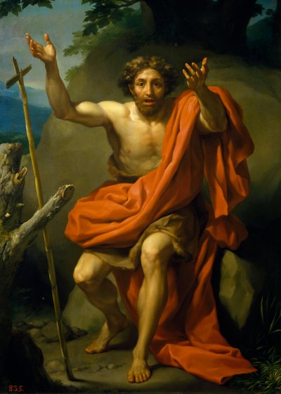 Johannes Døberens prædiken, af Anton Raphael Mengs af Anton Raphael Mengs