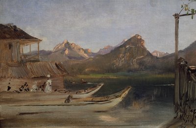Ved Wolfgangsee af Anton Romako