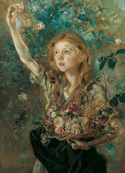 Rosenplukkeren af Anton Romako