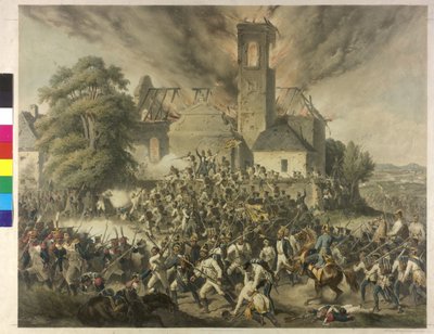 Slaget ved Aspern 1809 af Anton Strassgschwandtner