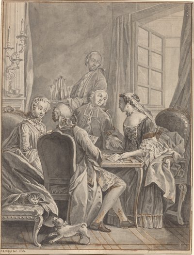 Et spil kort [recto] af Anton Weiss