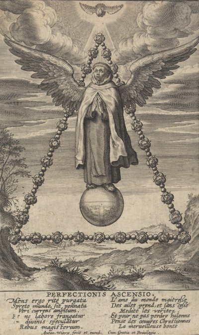 Perfectionis Ascensio, fra The Life of Saint John of the Cross, 1622-24. af Anton Wierix