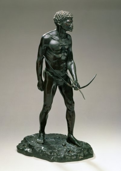 Bushman jagt af Anton van Wouw