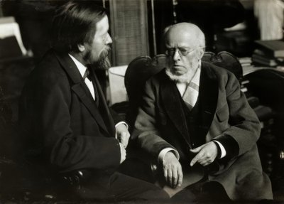A. v. Menzel i. hans lejlighed m. A. v. Werner af Anton Alexander von Werner