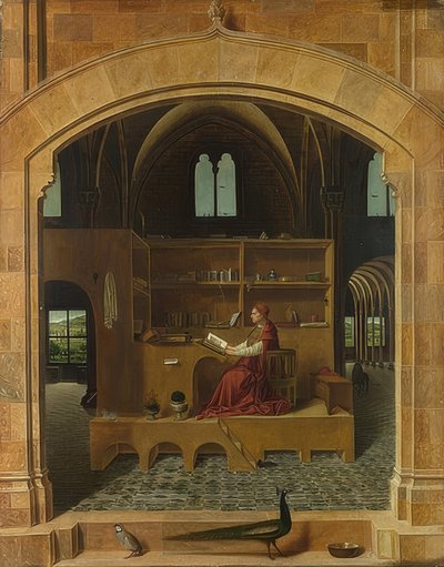 Sankt Jerome i sagen. Omkring 1475 af Antonello da Messina