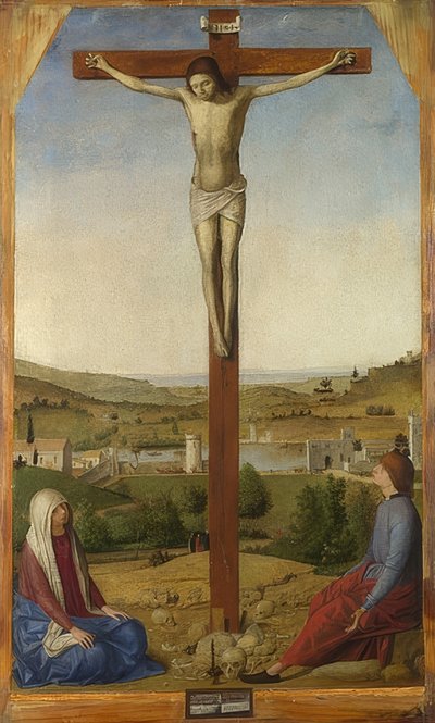 Kristi korsfæstelse. 1475 af Antonello da Messina