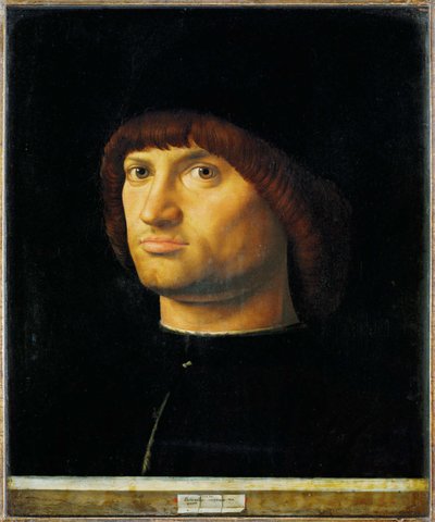 Portræt af en mand, Il Condottiere af Antonello da Messina