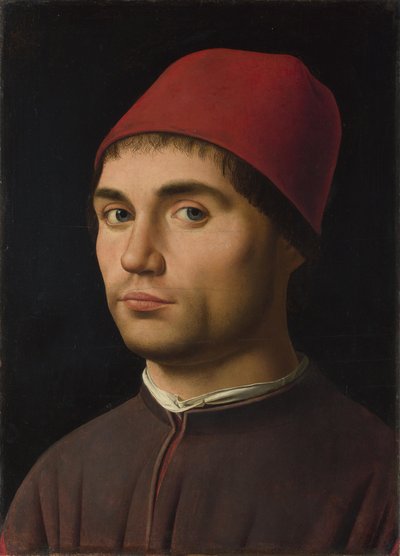 Portræt af en mand, ca 1475 af Antonello da Messina
