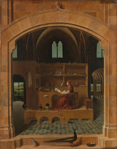 Sankt Hieronymus i sit arbejdsværelse af Antonello da Messina