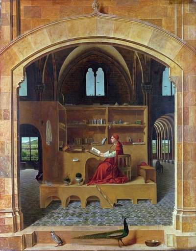 Sankt Hieronymus i sit arbejdsværelse af Antonello da Messina